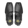 Trikala - Men's Black Pebble Grain Leather Sandal