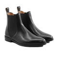 Ginisa - Men's Black Calf Leather Chelsea Boot