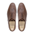 Capellen - Men's Brown Pebble Grain Oxford Shoe