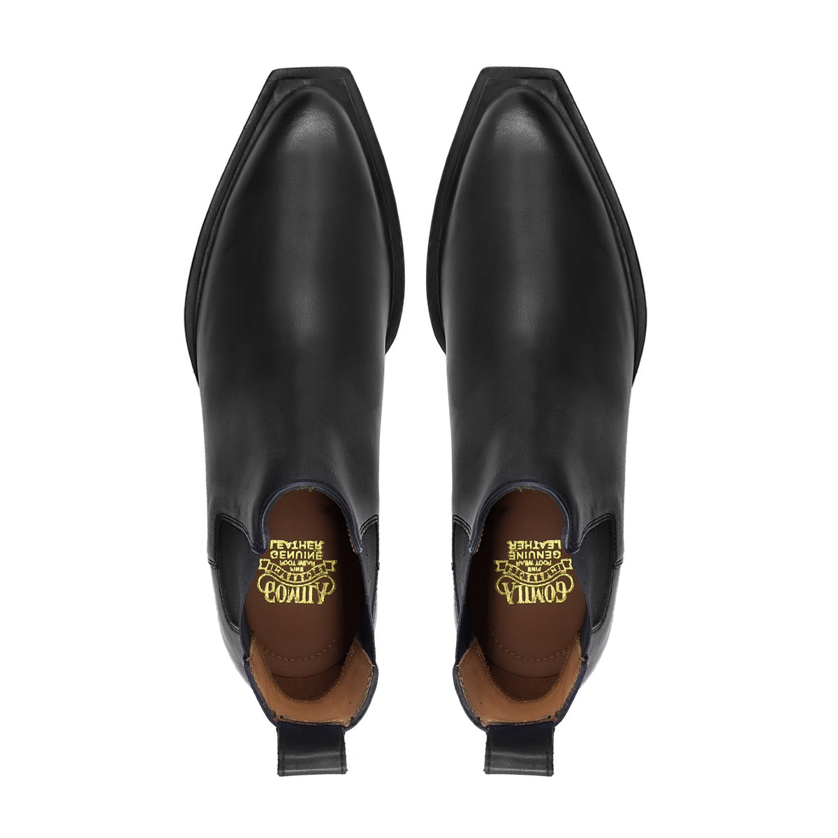 Zane - Men's Black Calf Leather Chelsea Boot