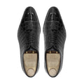 Sarat - Men's Black Patent Leather Wholecut Shoe