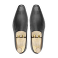 Saransk - Men's Black Pebble Grain Leather Loafer