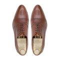 Nogi - Men's Light Brown Calf Leather Oxford Shoe