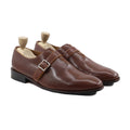 Vidnoye - Men's Dark Brown Calf Leather Single Monkstrap