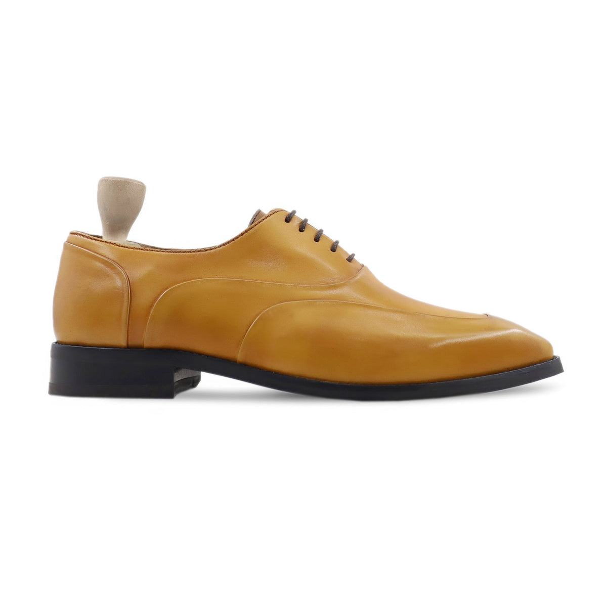 Kabe - Men's Yellow Calf Leather Oxford Shoe