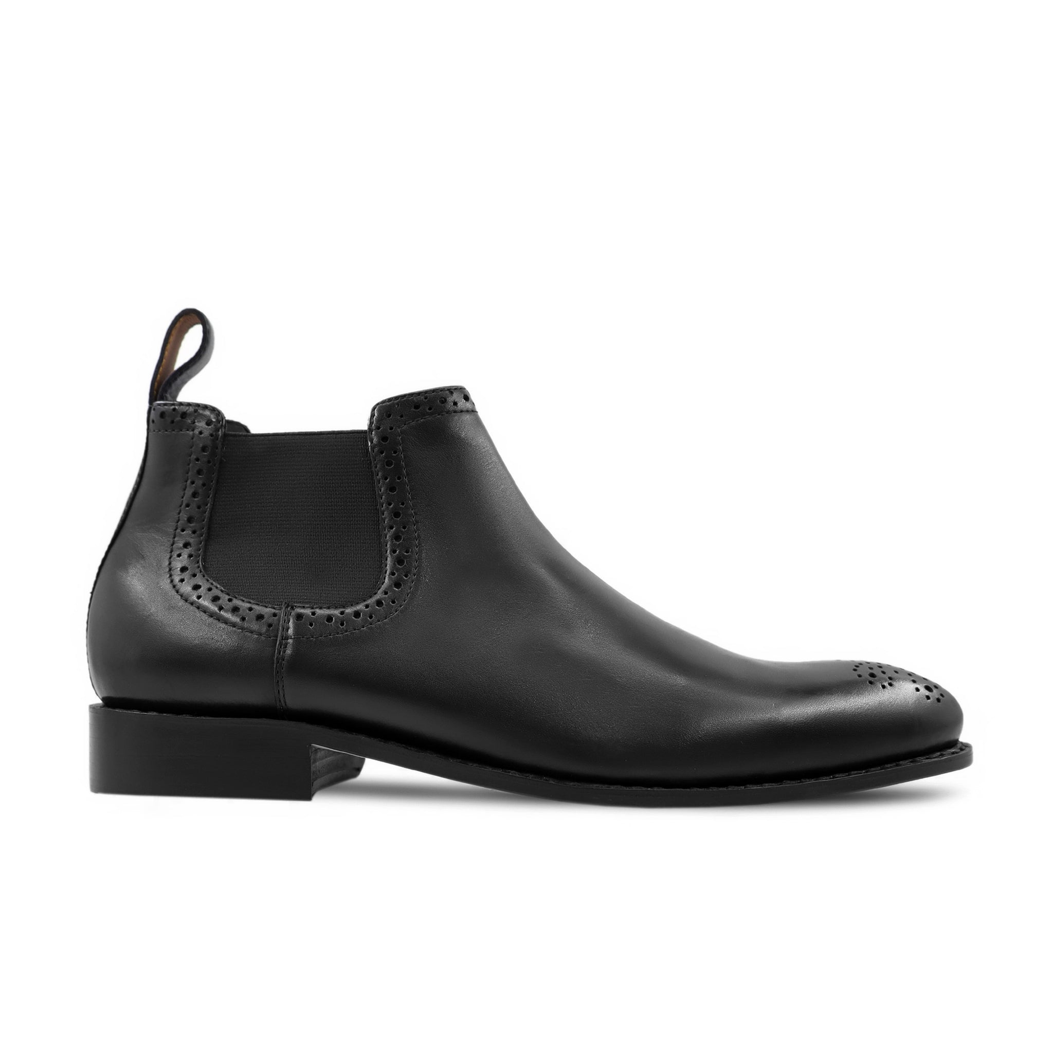 Yukihiro - Men's Men's Black Calf Leather Chelsea Boot - Goodyear Welted