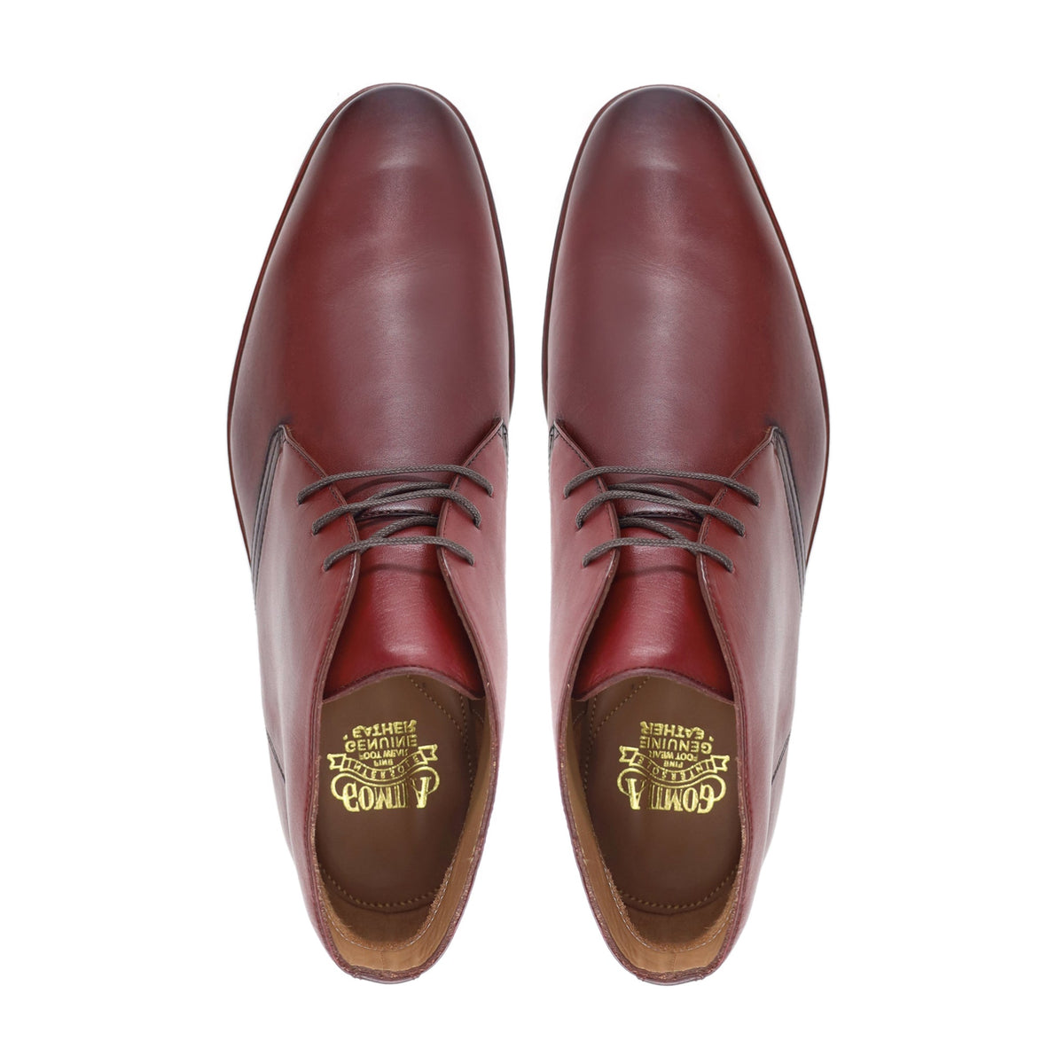 kosei - Men's Reddish Brown Calf Leather Chukka Boot
