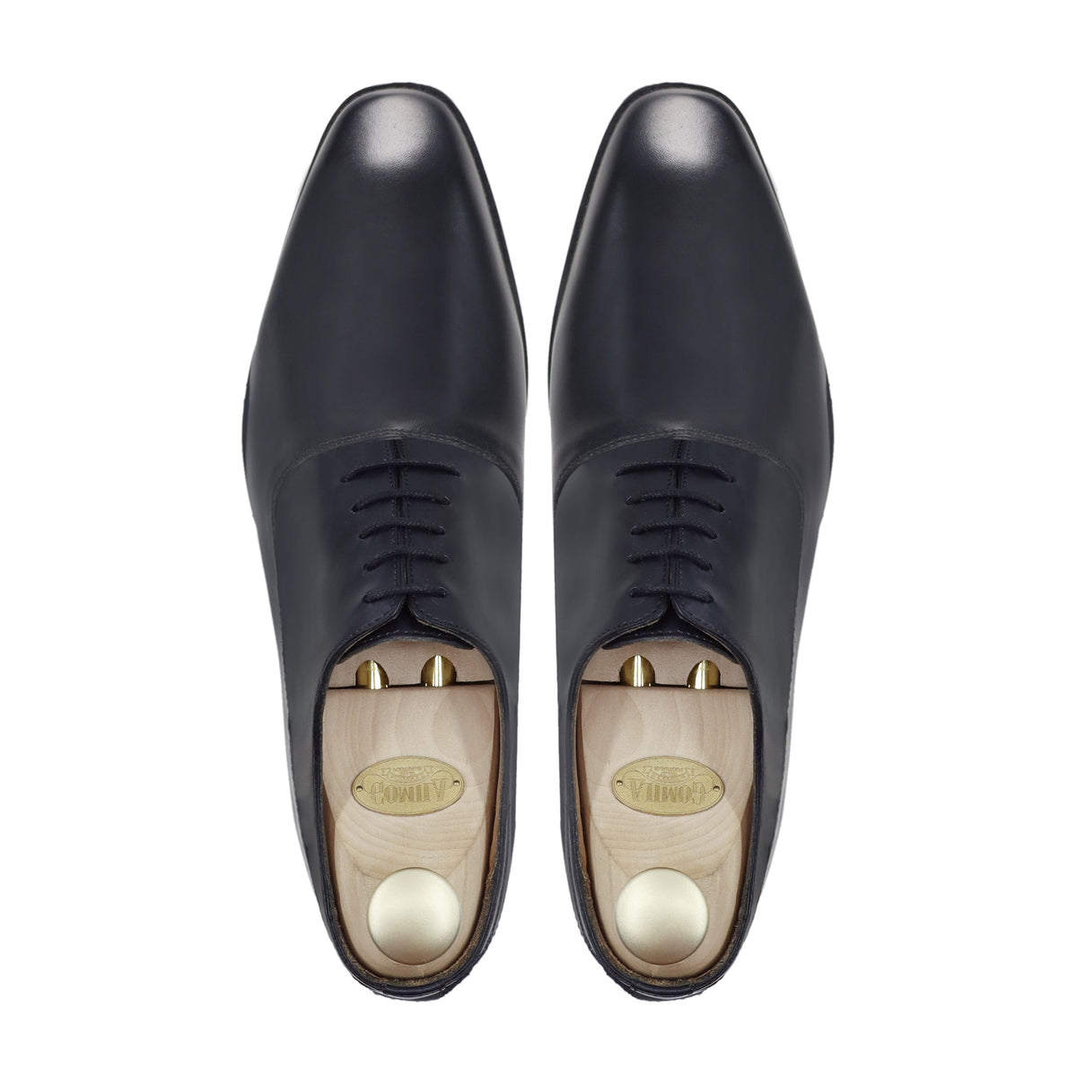 Roger - Men's Black Calf Leather Oxford Shoe