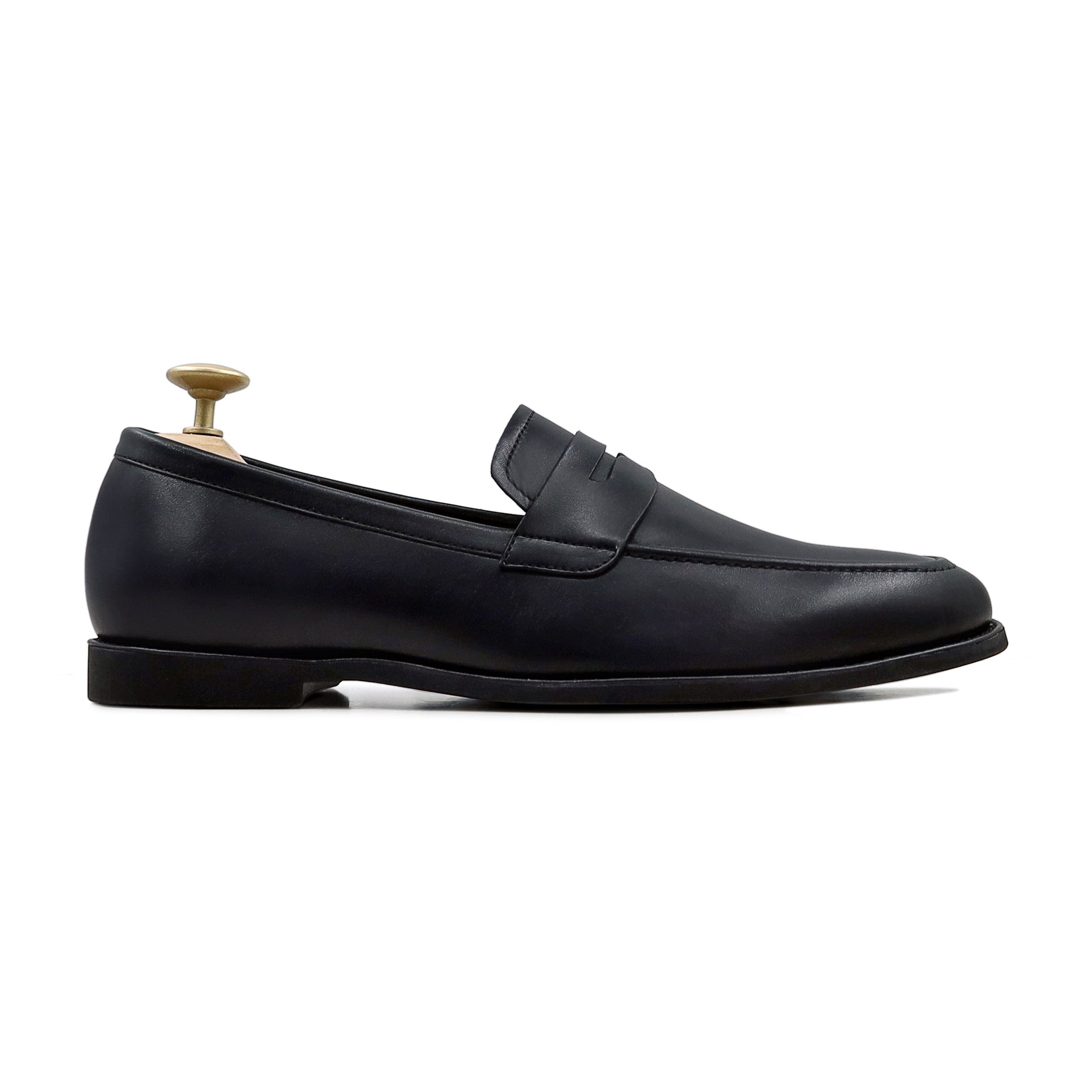 Pecker - Men's Black Calf Leather Loafer