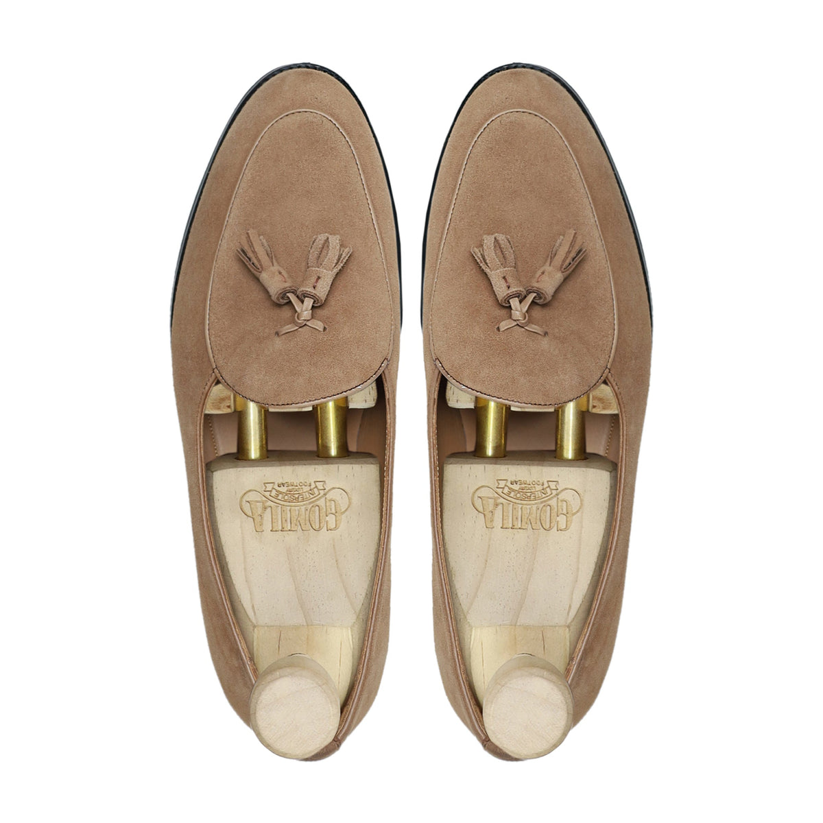 Chambel - Men's Camel Kid Suede Loafer