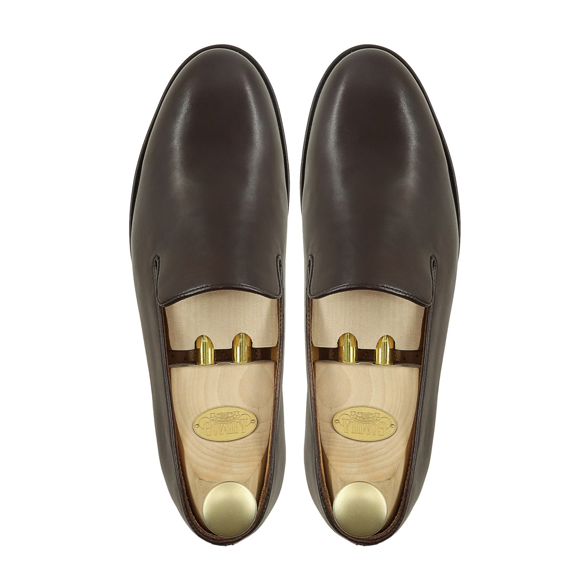 Trunk - Men's Dark Brown Calf Leather Loafer