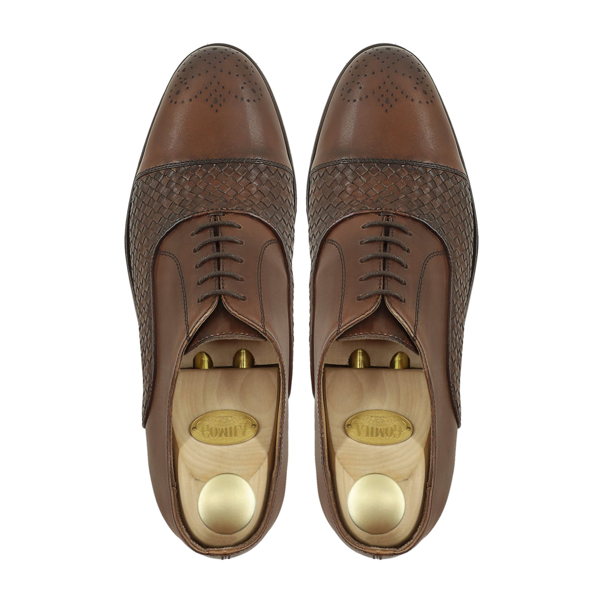 Kiruko - Men's Brown Calf Leather Oxford Shoe