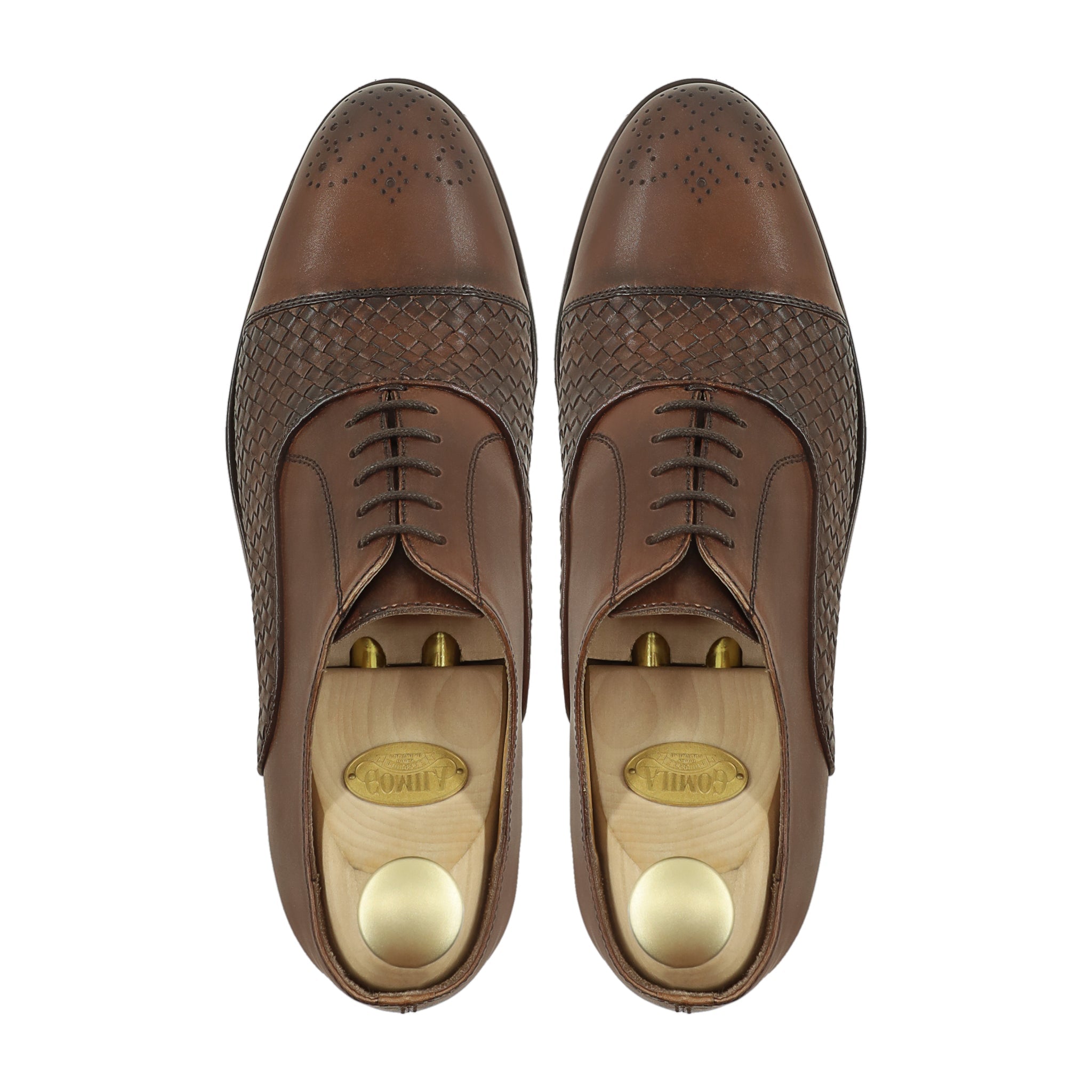 Kiruko - Men's Brown Calf Leather Oxford Shoe