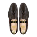 Tanto - Men's Oxblood and Dark Brown Pebble Grain Leather Loafer