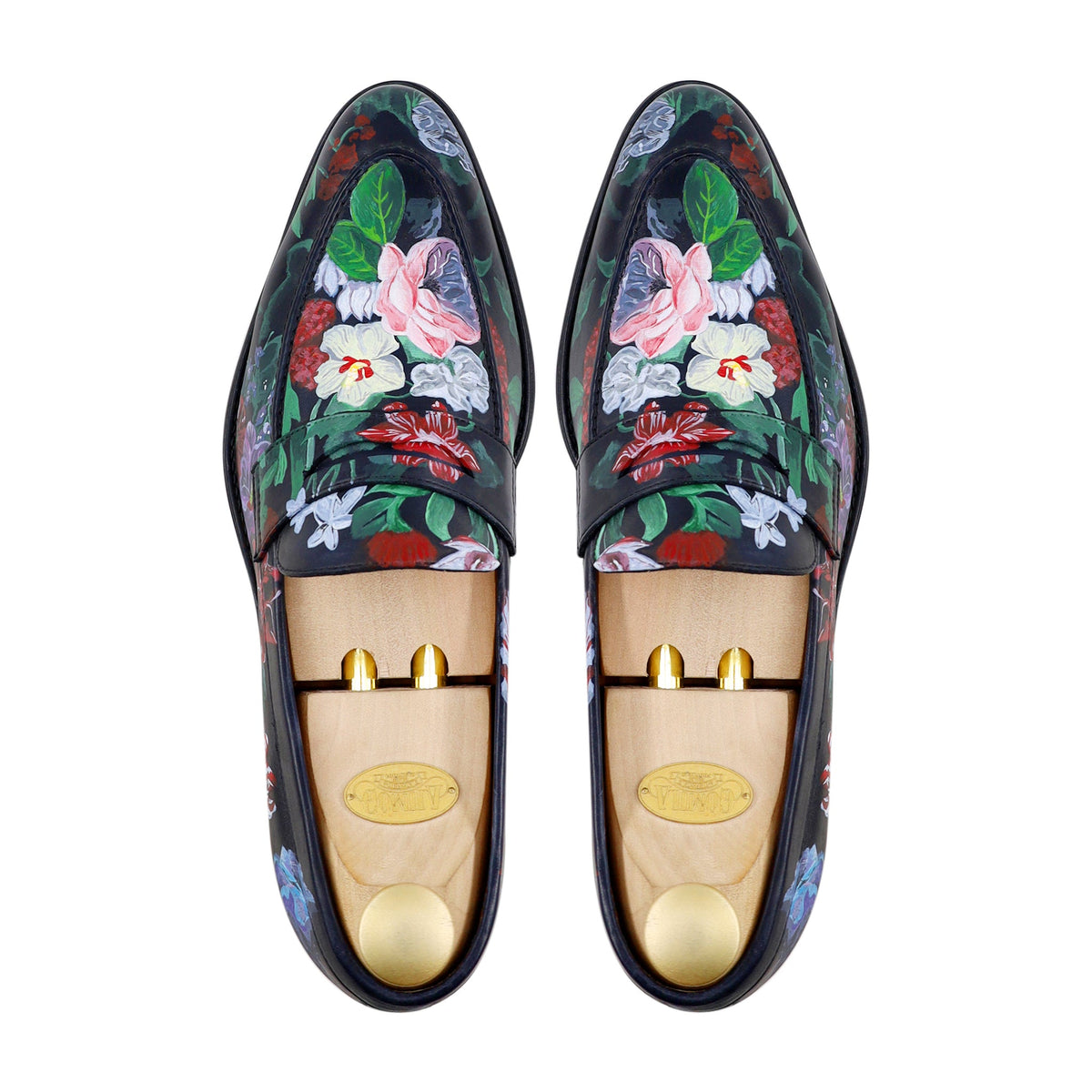 Zale - Men's Black Hand Painted Loafer