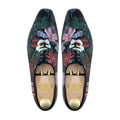 Ryker - Men's Black Hand Painted Wholecut
