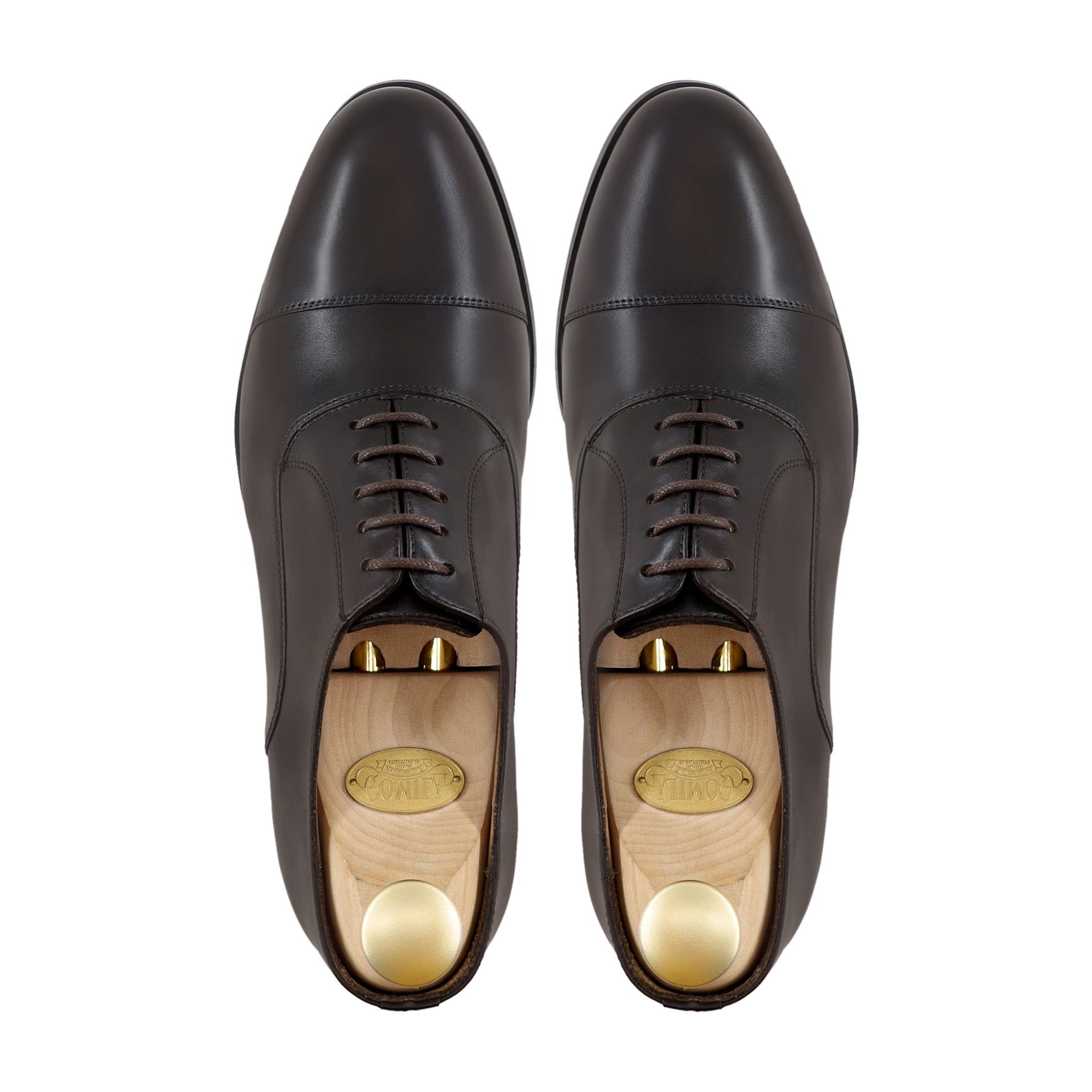 Roque - Men's Dark Brown Calf Leather Oxford Shoe
