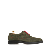 Jack - Men's Olive Green Kid Suede Derby Shoe