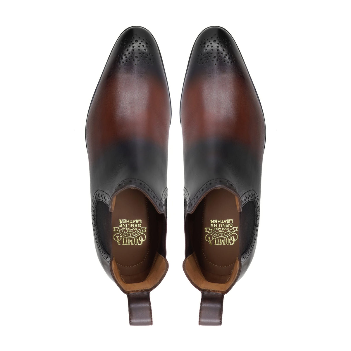 Kaage - Men's Burnished Brown Calf Leather Chelsea Boot