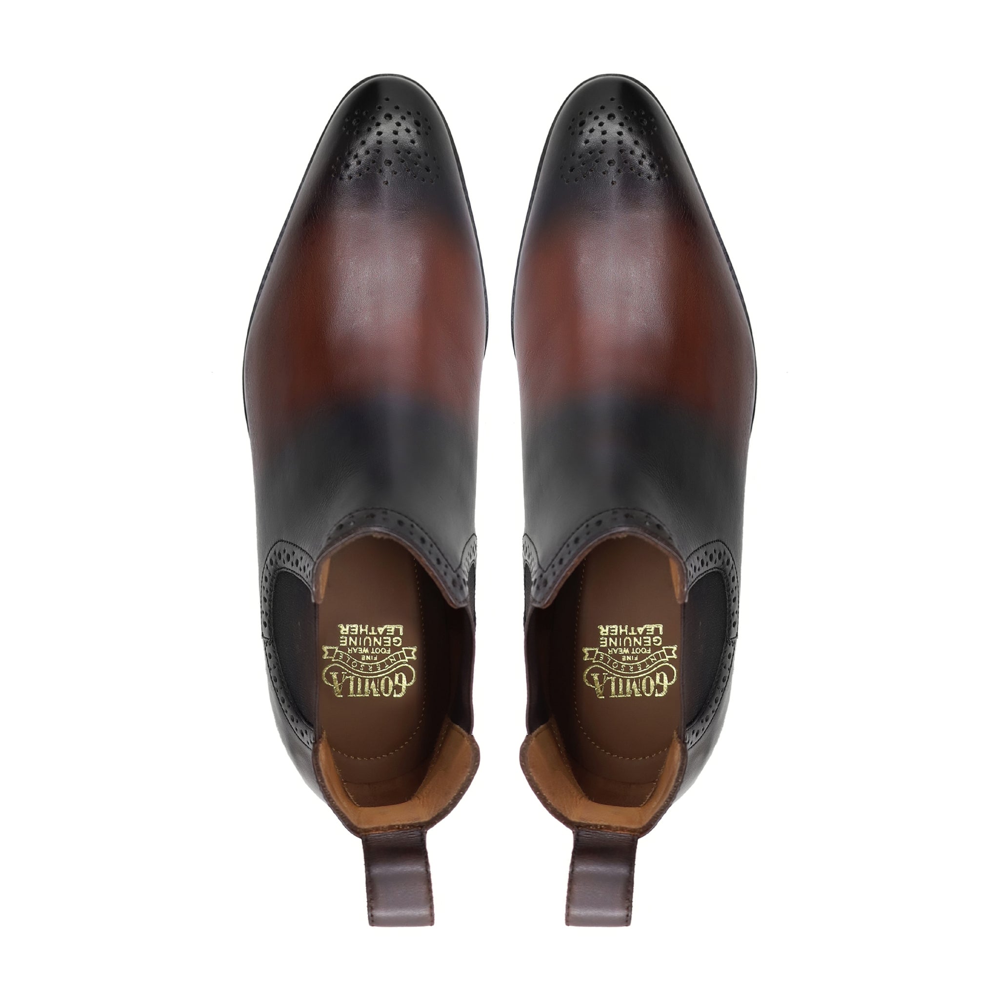 Kaage - Men's Burnished Brown Calf Leather Chelsea Boot