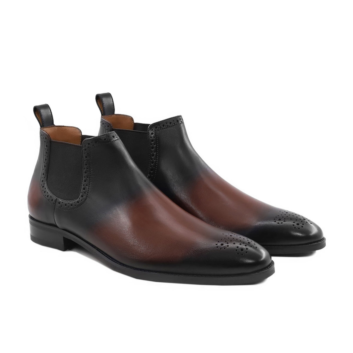 Kaage - Men's Burnished Brown Calf Leather Chelsea Boot