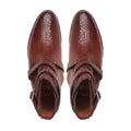 Kongsvinger - Men's Burnished Oxblood Calf Leather Jodhpur Boot