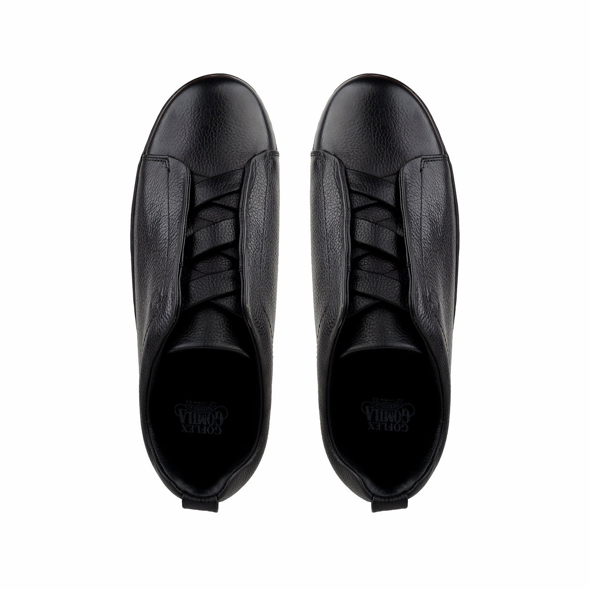 London - Men’s Black Pebble Grain Sneaker