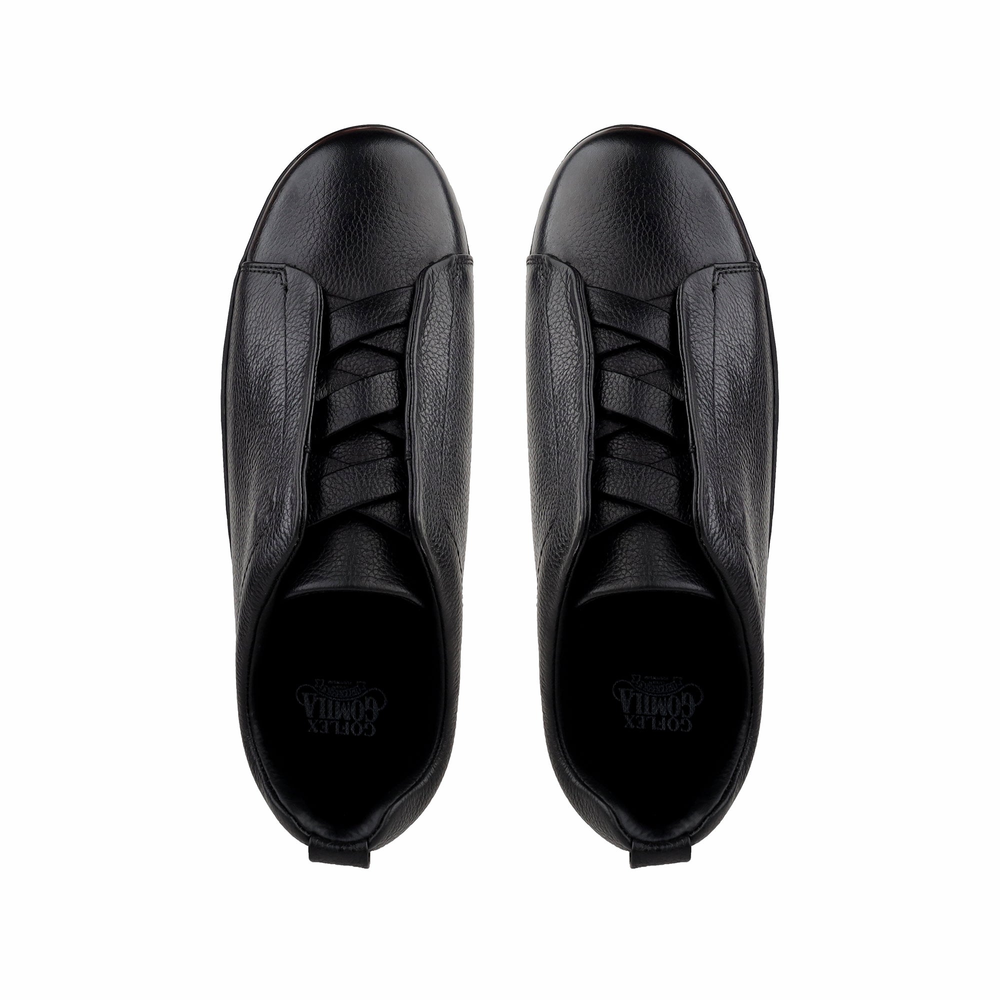 London - Men’s Black Pebble Grain Sneaker