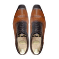 Luka - Men's Burnished Tan Calf Leather Oxford Shoe