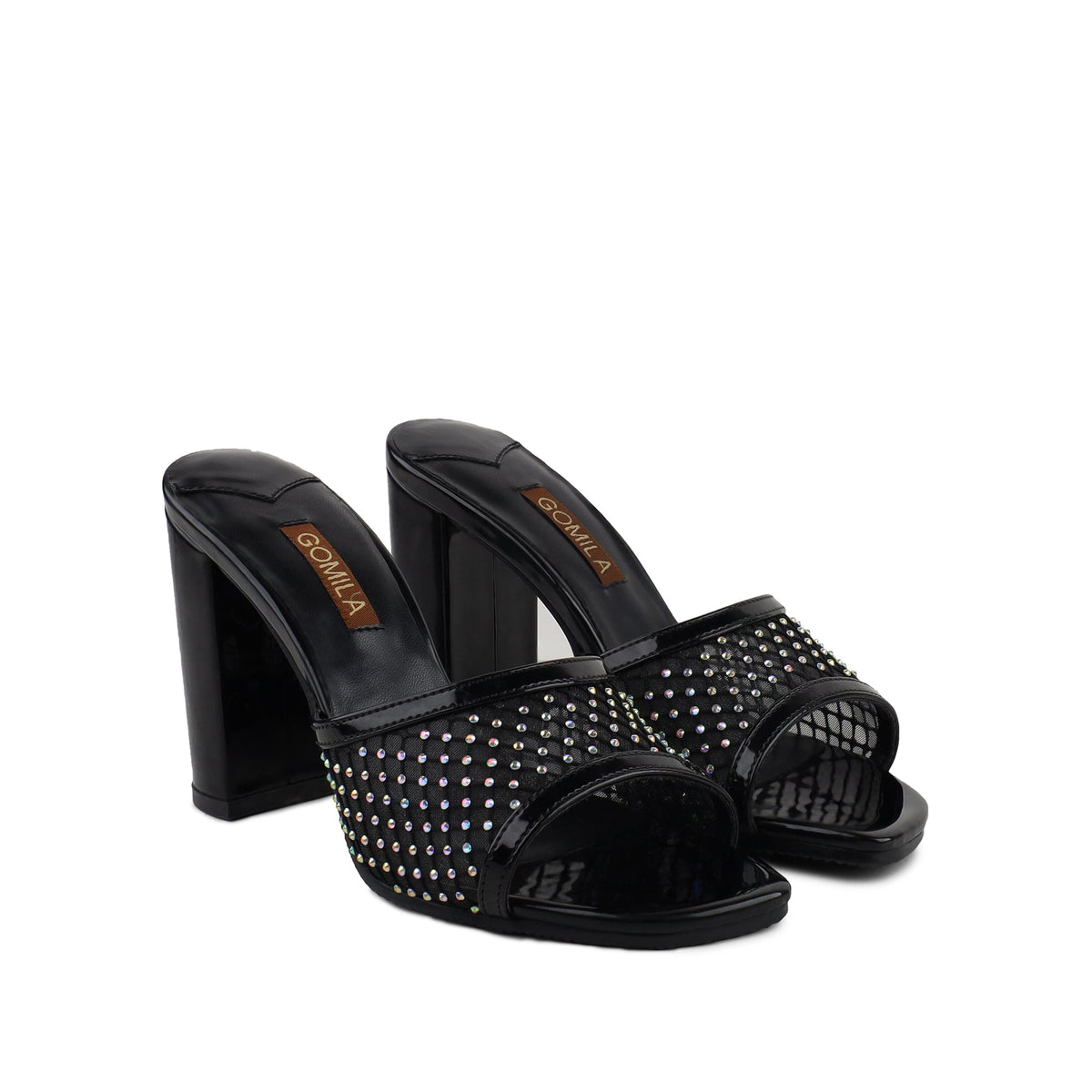 Luvine - Women's Black Heels