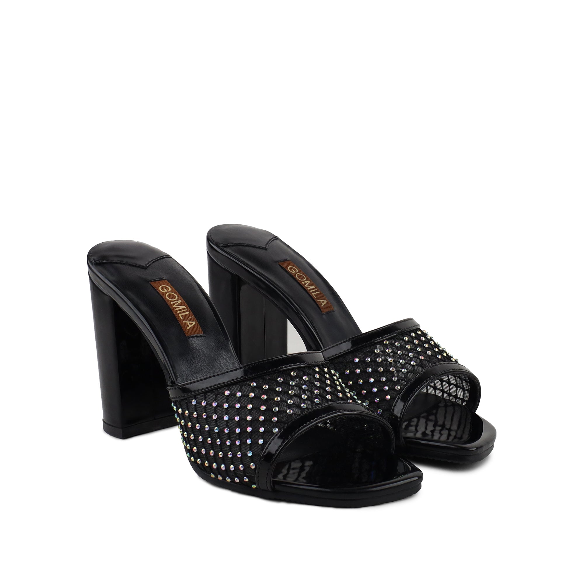 Luvine - Women's Black Heels