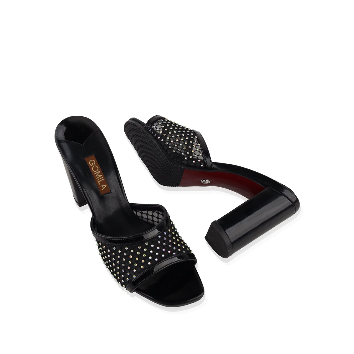 Luvine - Women's Black Heels