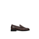 Beltran - Kid's Dark Brown Pebble Grain Leather Loafer (5-12 Years Old)