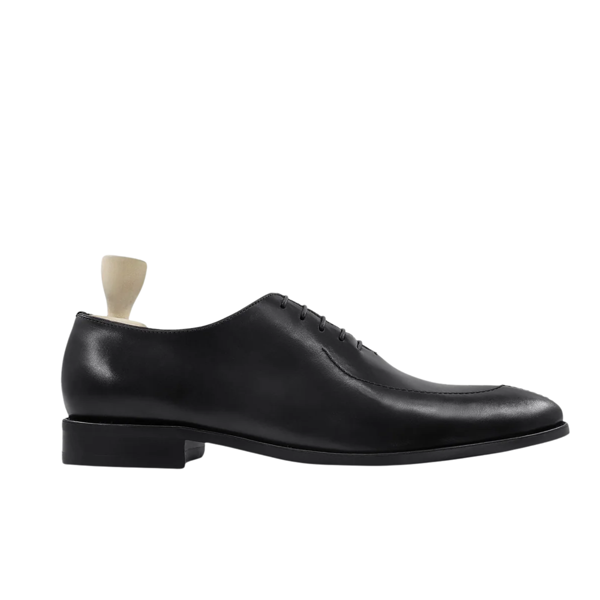 Geezil - Men's Black Calf Leather Wholecut Shoe