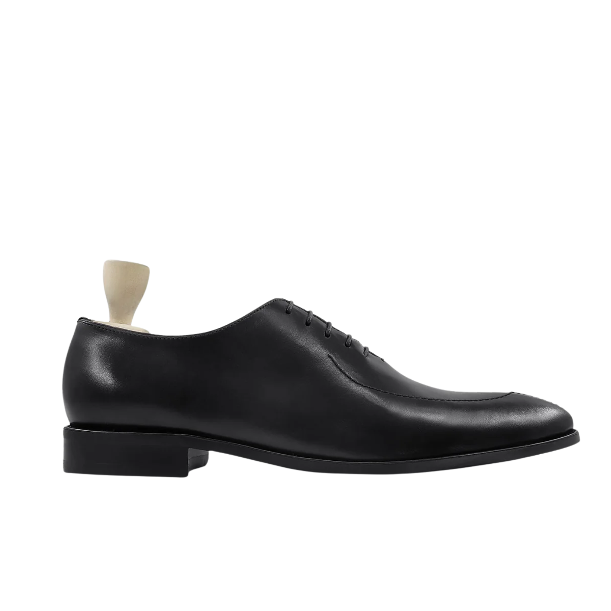 Geezil - Men's Black Calf Leather Wholecut Shoe