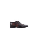 Armida - Kid's Dark Brown and Oxblood Calf Leather Oxford Shoe (5-12 Year's Old)