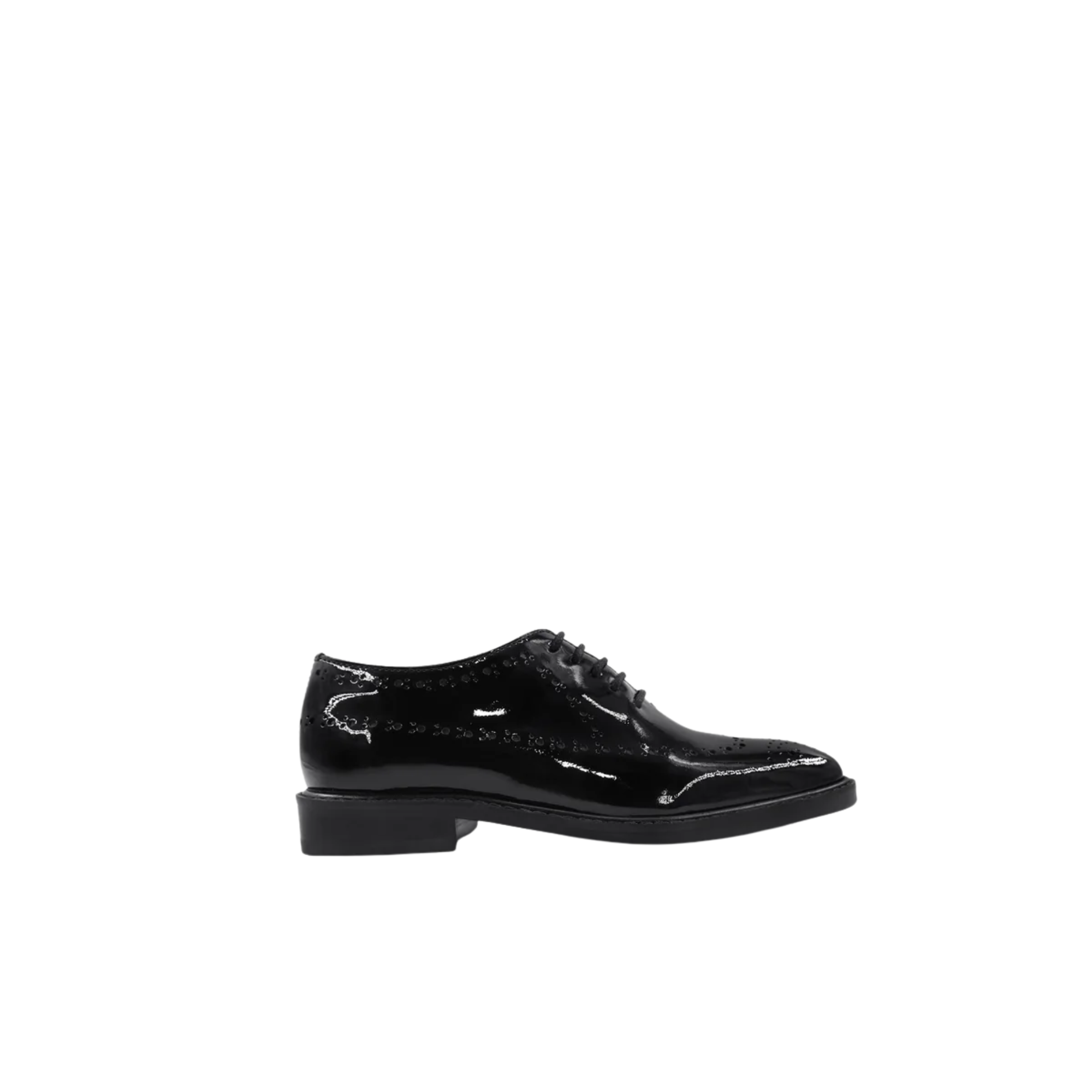 Sonata- Kid's Black Patent Leather Wholecut Shoe (5-12 Years Old)