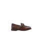 Arlie - Kid's Burnished Brown Calf Leather and Brown Kid Suede Loafer (5-12 Year's Old)