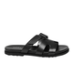 Erif - Men's Black Calf Leather Slipper