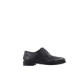 Alonza - Kid's Black Calf Leather Oxford Shoe (5-12 Years Old)