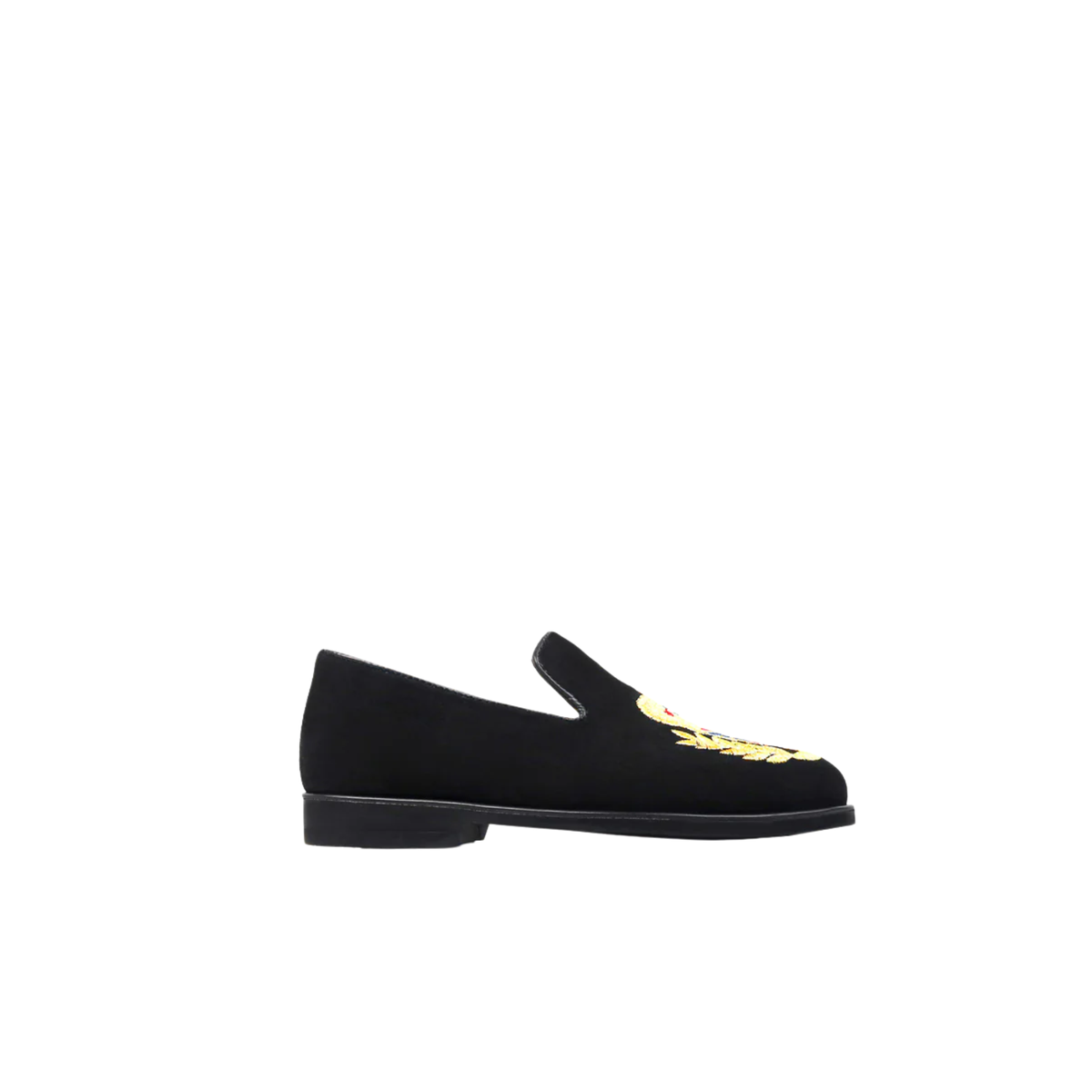 Rovio - Kid's Black Kid Suede Loafer (5-12 Year's Old)