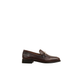 Griselda - Kid's Dark Brown Pebble Grain Leather Loafer (5-12 Years Old)