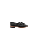 Qird - Kid's Black Hand Woven Calf Leather Loafer (5-12 Years Old)