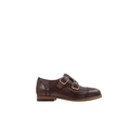 Ardath - Kid's Brown Patina Calf Leather Double Monkstrap (5-12 Year's Old)