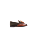 Pedro - Kid's Burnished Brown Calf Leather and Kid Suede Loafer (5-12 Year's Old)