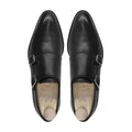 Mizu - Men's Black Calf Lealther Double Monkstrap
