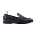 Maddox - Men's Black Pebble Grain Leather Loafer