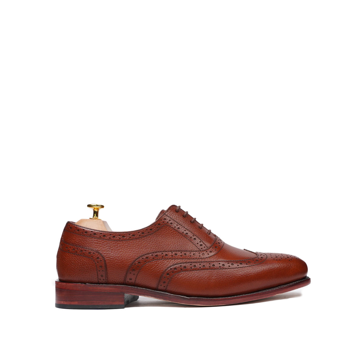 Marburg - Men's Orange Tan Calf Leather Oxford Shoe - Goodyear Welted