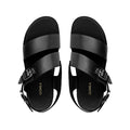 Matias - Men's Black Calf Leather Sandal