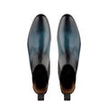 Miho - Men's Burnish Blue Calf Leather Chelsea Boot